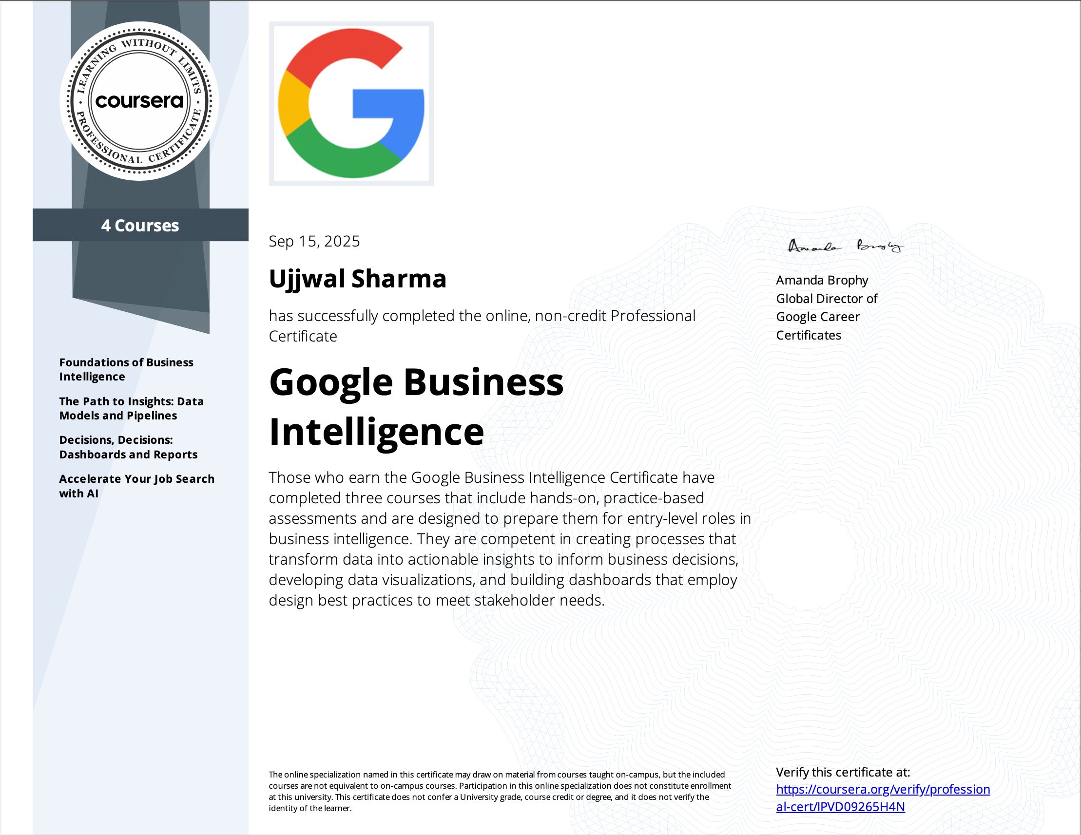 Certification Image